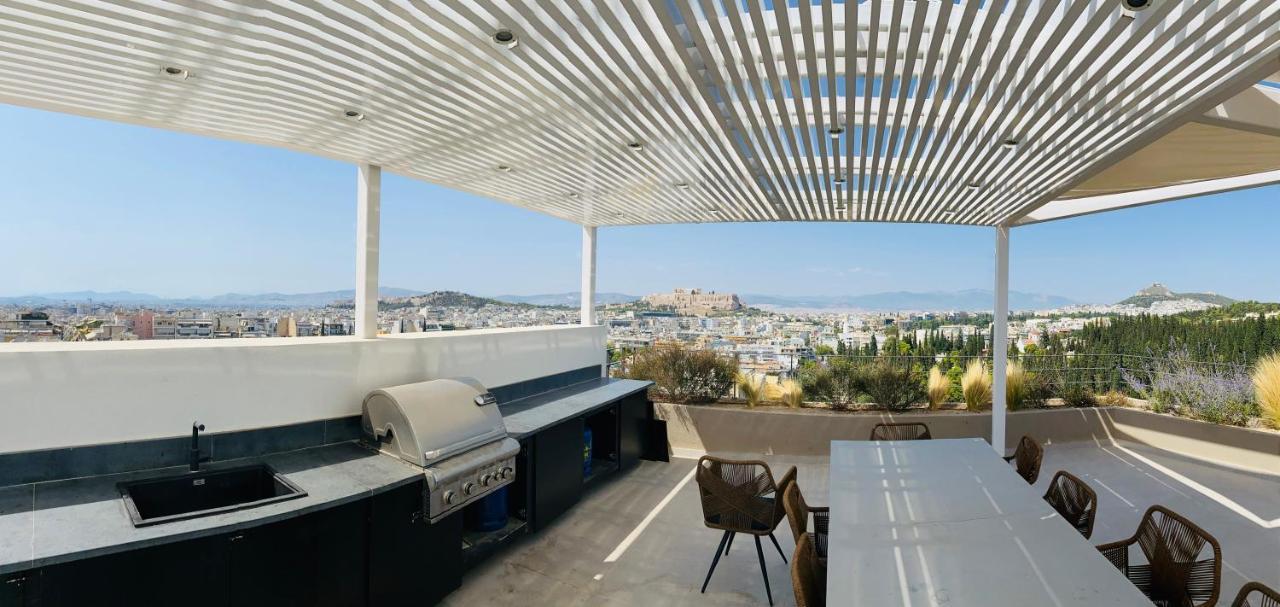 Acropolis Residence #Rooftop#360-Degree City Views #Unoblu アテネ エクステリア 写真